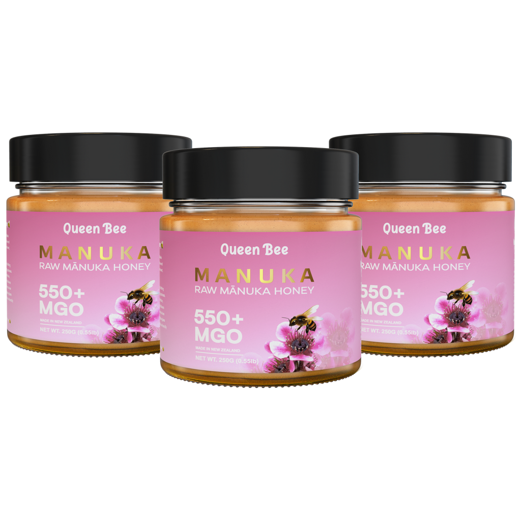 (3 pack) Queen Bee Manuka Honey